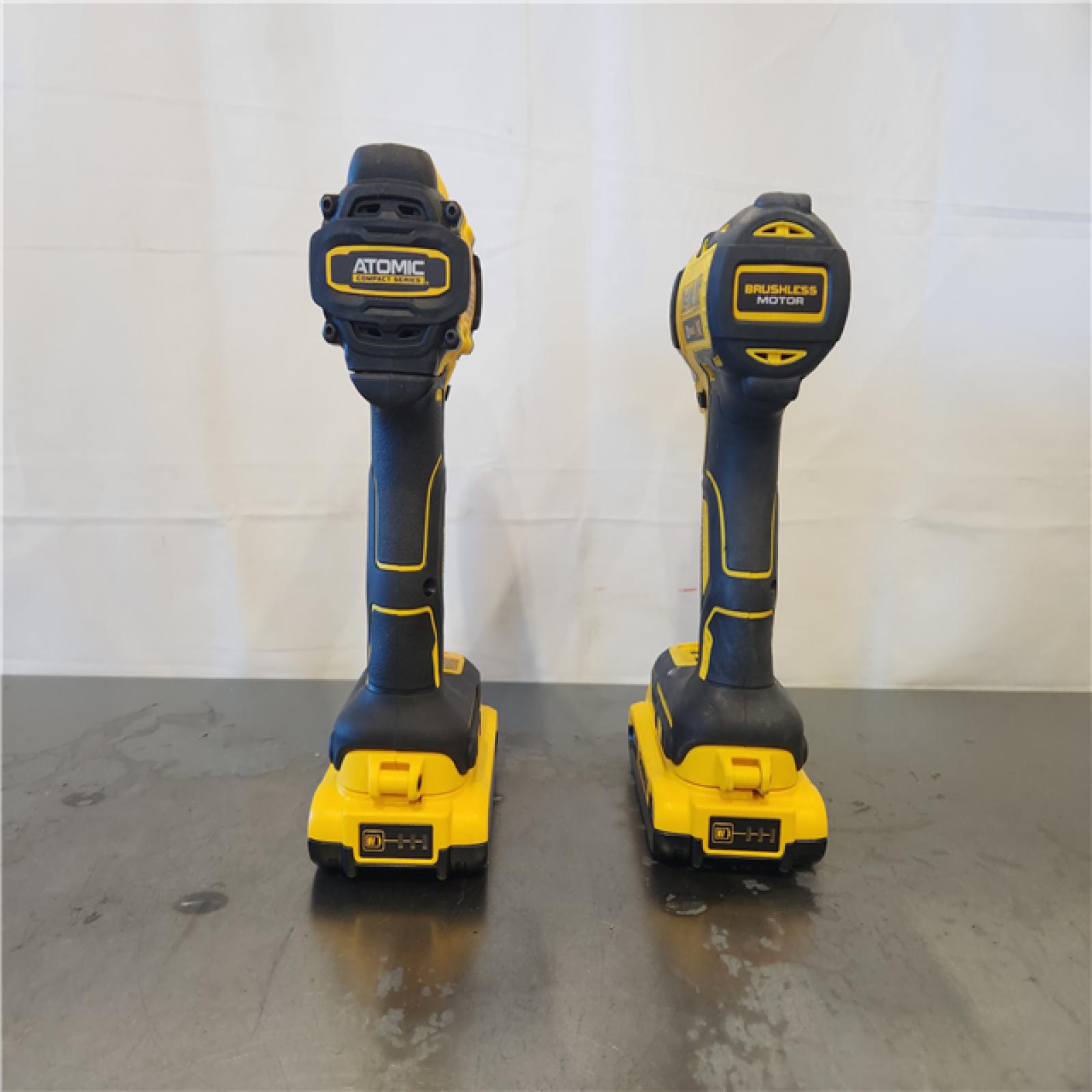 AS-IS- DEWALT ATOMIC 20-Volt MAX Lithium-Ion Cordless Combo Kit