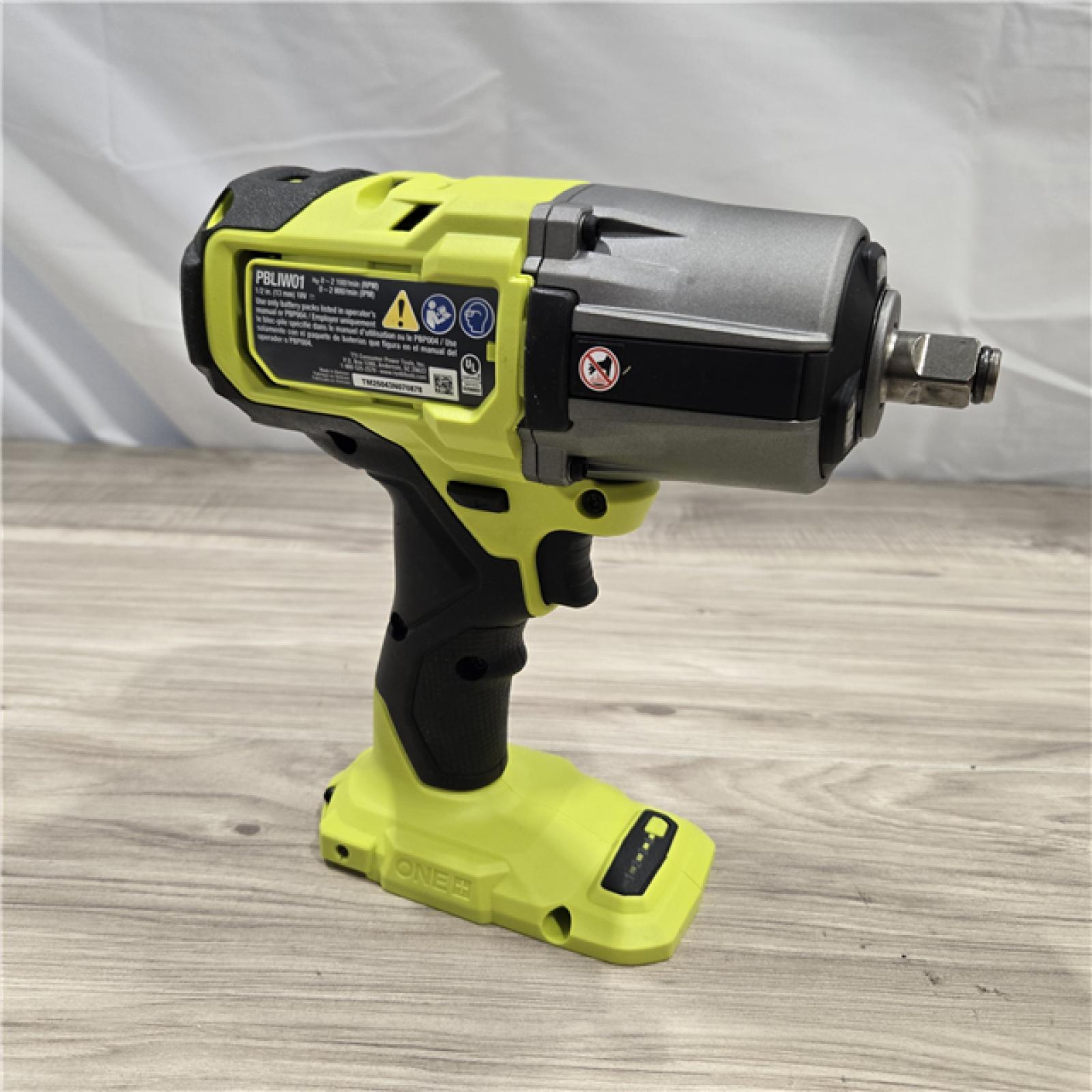 LIKE NEW! - RYOBI 18V ONE+ HP High-Torque Impact Wrench (Tool-Only)