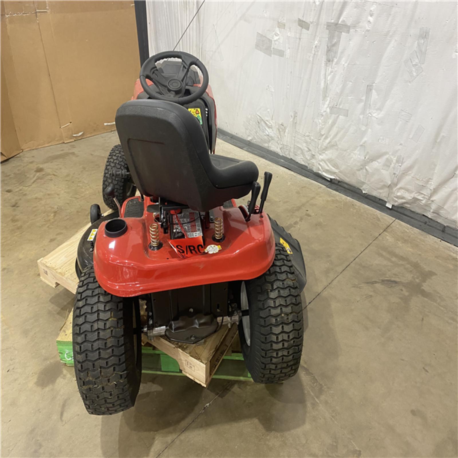 Houston Location - AS-IS Outdoor Power Equipment TROY BILT BRONCO 46 SIT DOWN MOWER