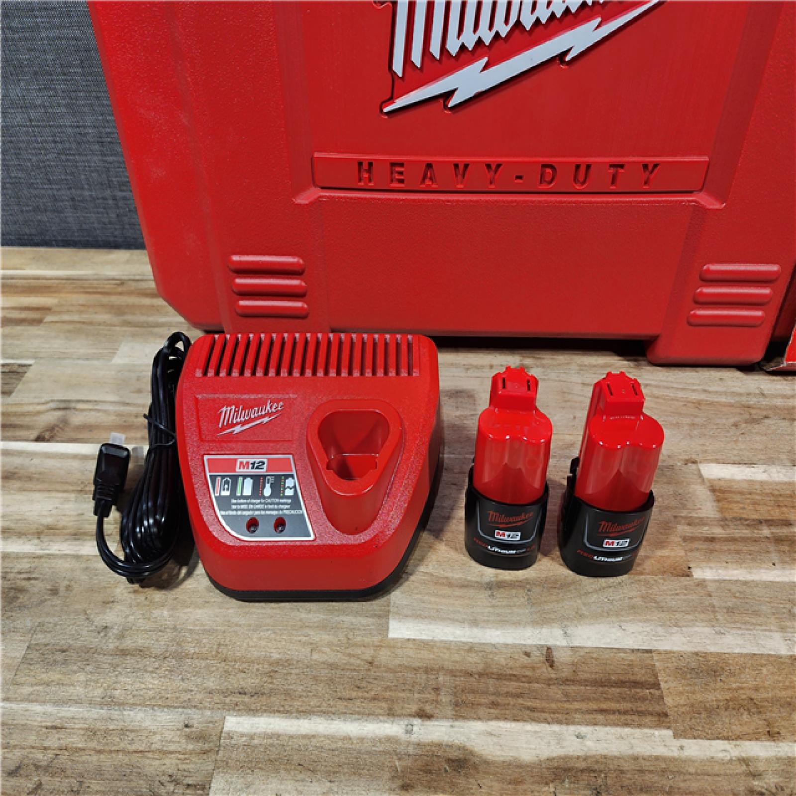 HOUSTON LOCATION - AS-IS (APPEARS LIKE NEW) M12 12-Volt Lithium-Ion Force Logic Cordless Press Tool Kit (3 Jaws Included) with Two 1.5 Ah Battery and Hard Case
