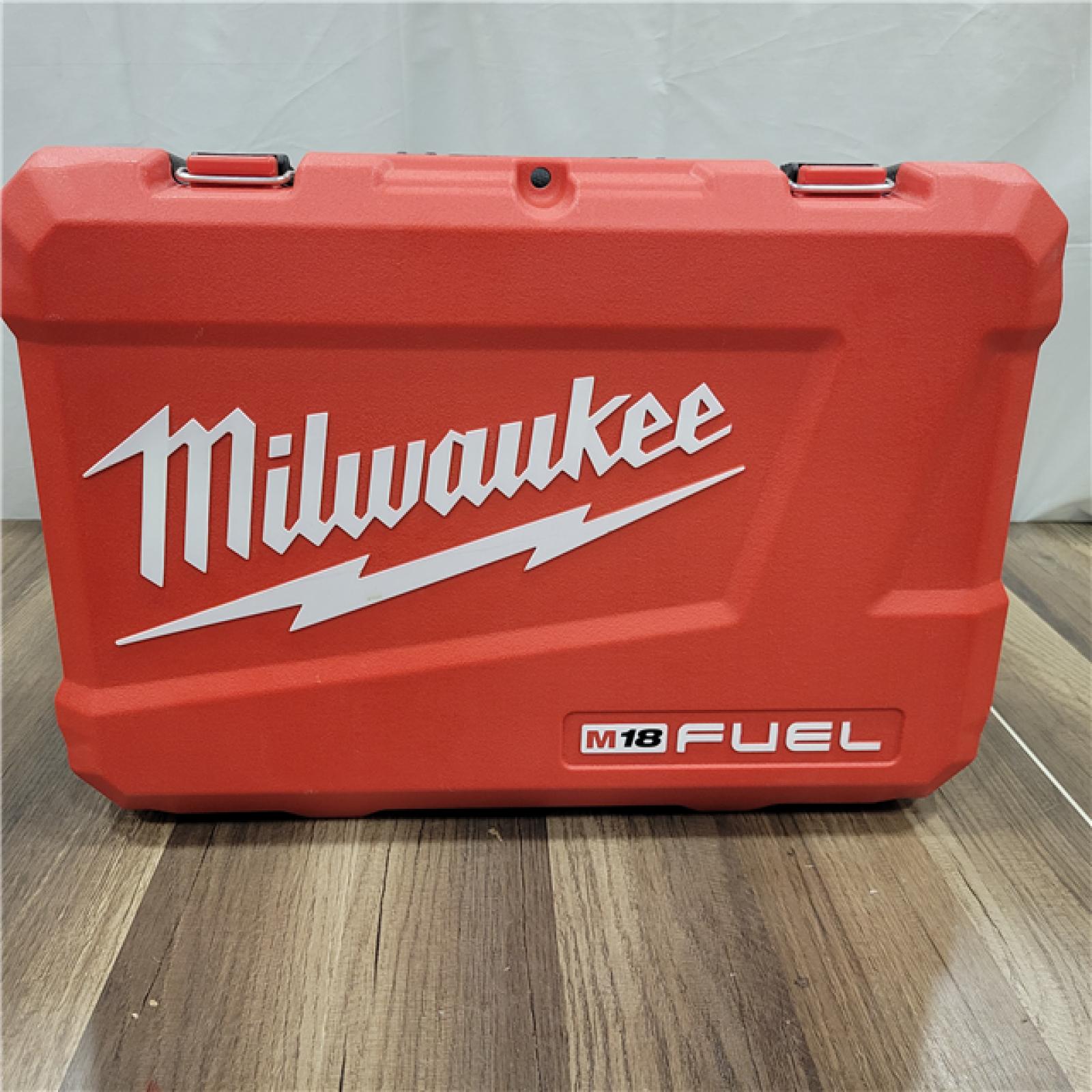 AS-IS  MILWAUKEE M18 FUEL 18V Lithium-Ion Brushless Cordless Hammer Drill and Impact Driver Combo Kit (2-Tool) with 2 Batteries