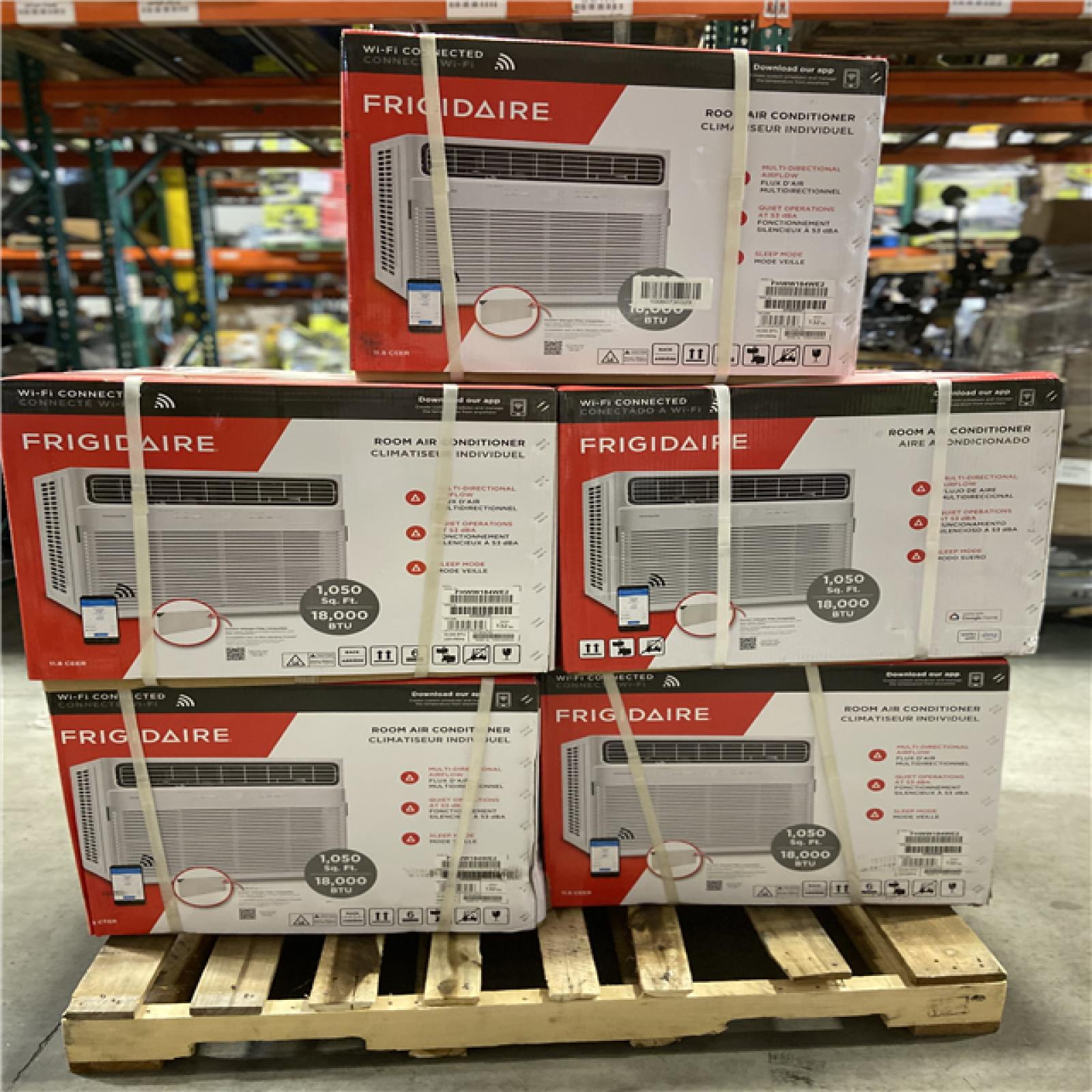 DALLAS LOCATION- AS-IS AIR CONDITIONER PALLET- (5 UNITS)