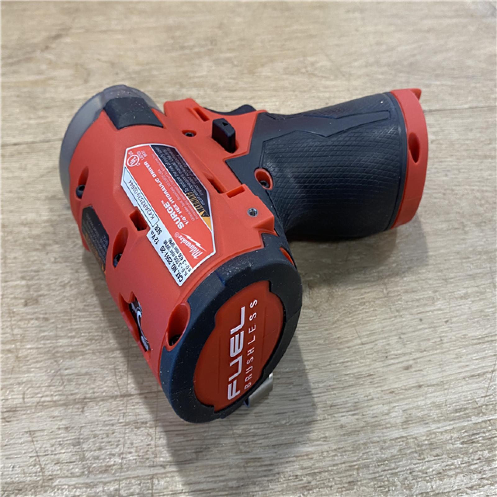 AS-IS Milwaukee FUEL SURGE 12V Lithium-Ion Brushless Cordless 1/4 in. Hex Impact Driver Compact Kit