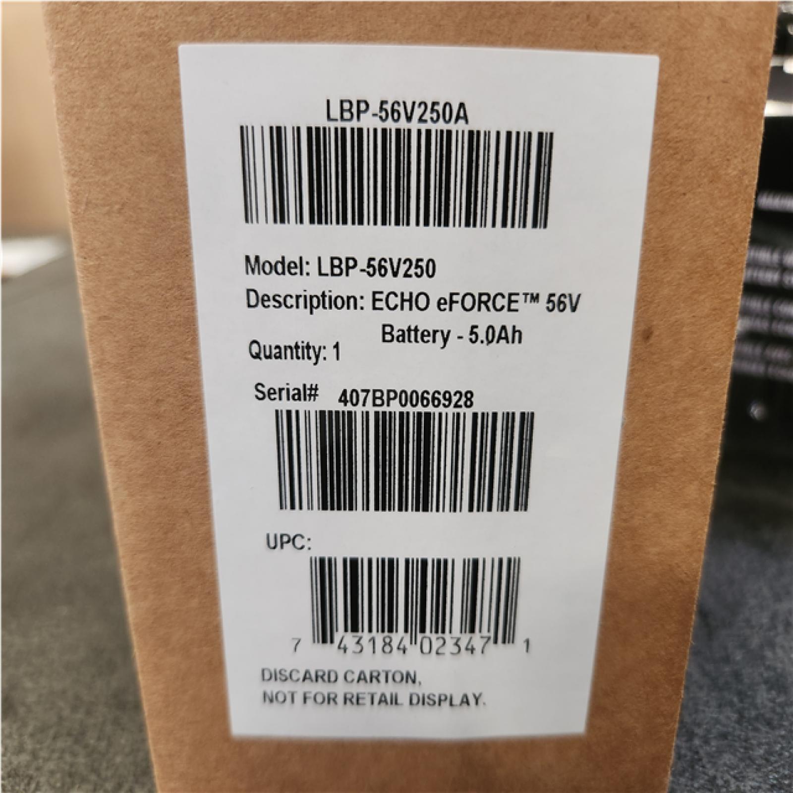 Phoenix SEALED ECHO 56V High-Capacity 5.0Ah Lithium-Ion Battery with eCM Battery Management Technology and On-Board Fuel Charge Gauge