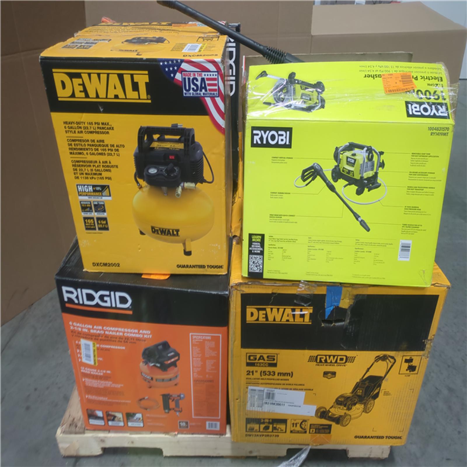 CALIFORNIA AS-IS OUTDOOR POWER EQUIPMENT