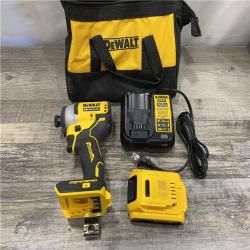 AS-IS DEWALT Atomic 20V Max Lithium-Ion Brushless Cordless Compact 1/4 in. Impact Driver Kit