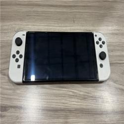 AS-IS Nintendo Switch (OLED) with White Joy-Con