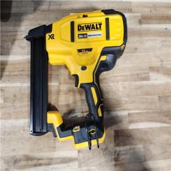 HOUSTON LOCATION - AS-IS DEWALT 20V MAX XR Lithium-Ion Cordless 18-Gauge Narrow Crown Stapler Kit