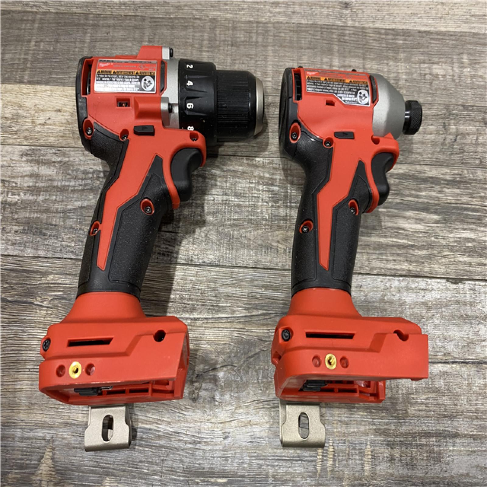 AS-IS Milwaukee 18V Lithium-Ion Brushless Cordless Compact Drill/Impact Combo Kit