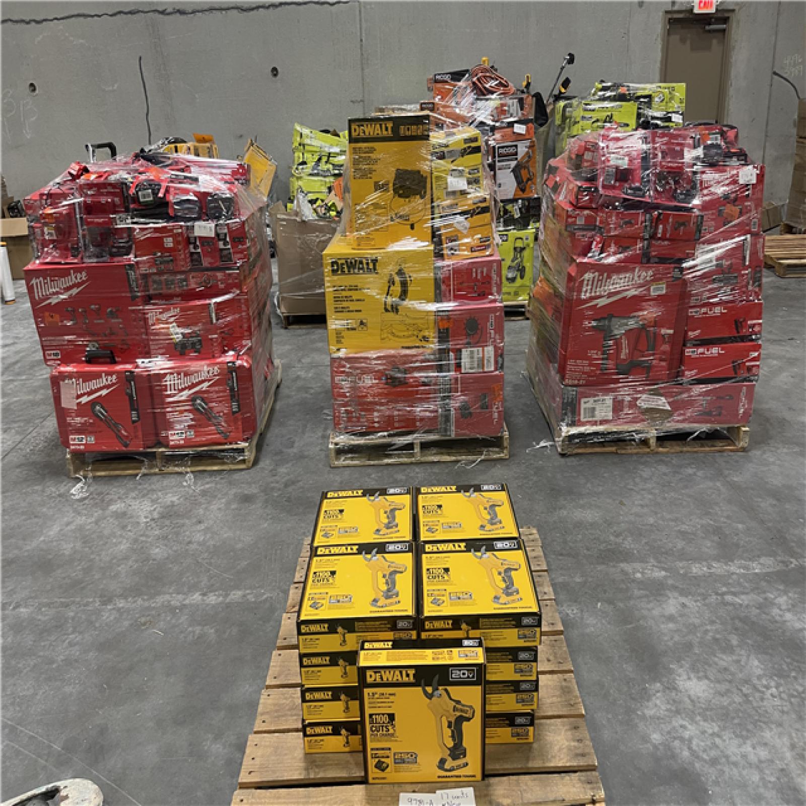 Atlanta Location As-Is Power Tools Partial Truckload (13 Pallets) 9781-A