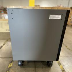 DALLAS LOCATION- AS-IS HUSKY 61 in. W x 22 in. D 15-Drawer Mobile Workbench (MATTE GRAY/ WOODTOP)