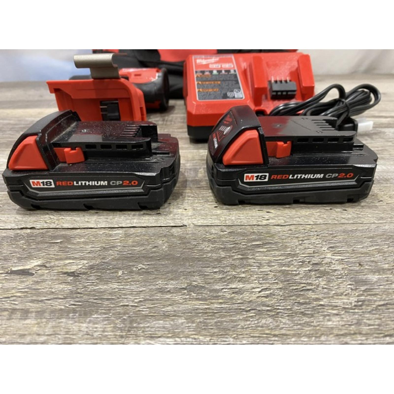 AS-IS Milwaukee 18V Lithium-Ion Brushless Cordless 1/2 in. Compact Drill/Driver Kit