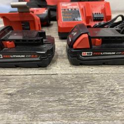 AS-IS Milwaukee 18V Lithium-Ion Brushless Cordless 1/2 in. Compact Drill/Driver Kit