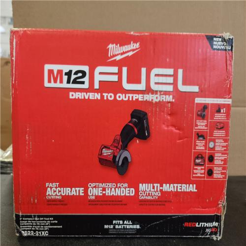 Phoenix NEW M12 FUEL 12V 3 in. Lithium-Ion Brushless Cordless Cut Off Saw Kit with One Charger and Bag (NO BATTERY)