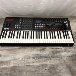 AS-IS AKAI Professional MPK261 - USB MIDI Keyboard Controller with 61 Semi Weighted Keys, Assignable MPC Controls, 16 Pads and Q-Links, Plug and Play , Black