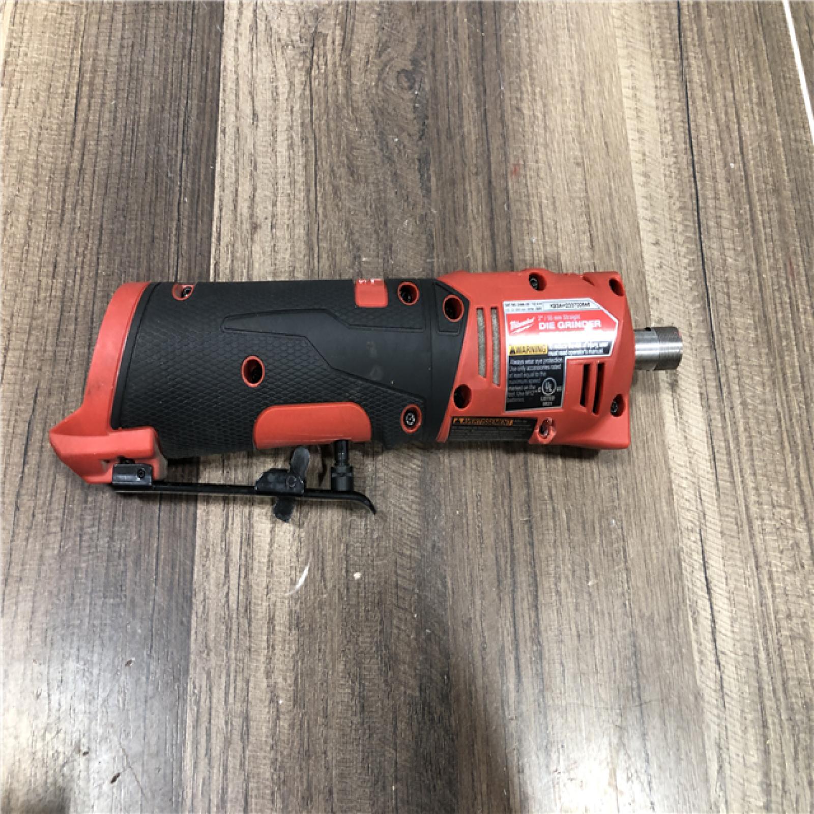 AS-IS Milwaukee FUEL 12V Lithium-Ion Brushless Cordless 1/4 in. Straight Die Grinder (Tool-Only)