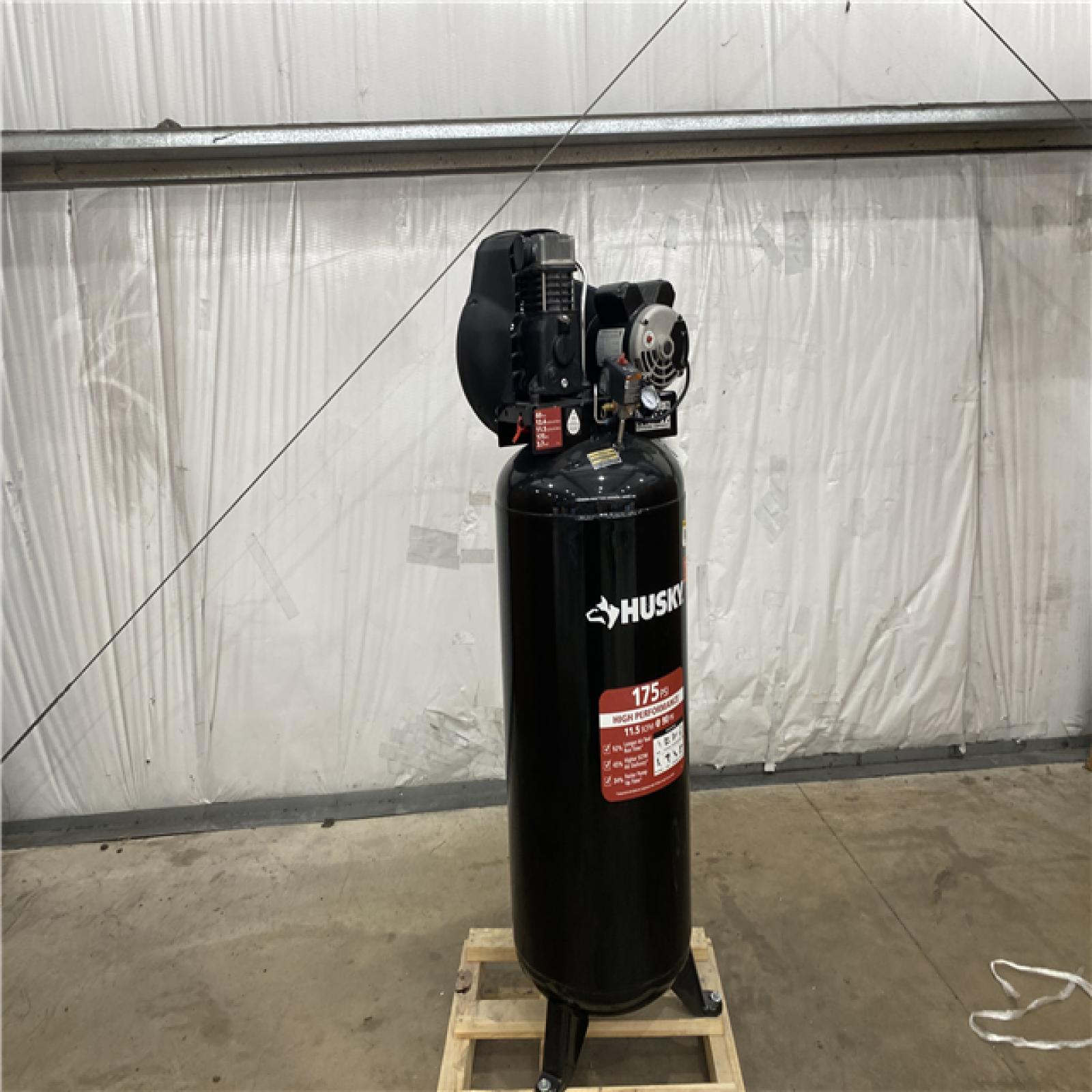 Houston Location - AS-IS Outdoor Power Equipment HUSKY AIR COMPRESSOR