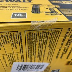 AS-IS DEWALT 20V MAX XR 18 Gauge Brad Nailer Kit