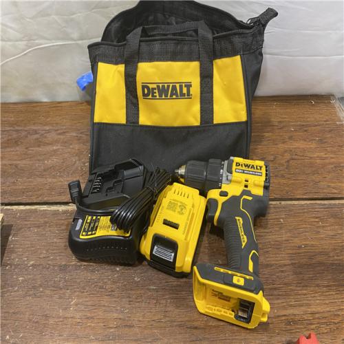AS-IS DEWALT ATOMIC COMPACT SERIES 20V MAX* Brushless Cordless 1/2 Drill/Driver Kit
