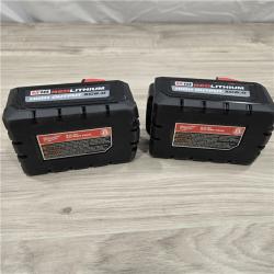 AS-IS Milwaukee 18-Volt Lithium-Ion High Output Starter Kit with Two 6.0 Ah Battery and Charger