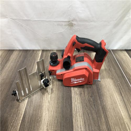AS-IS Milwaukee M18 18V Lithium-Ion Cordless 3-1/4 in. Planer (Tool-Only)