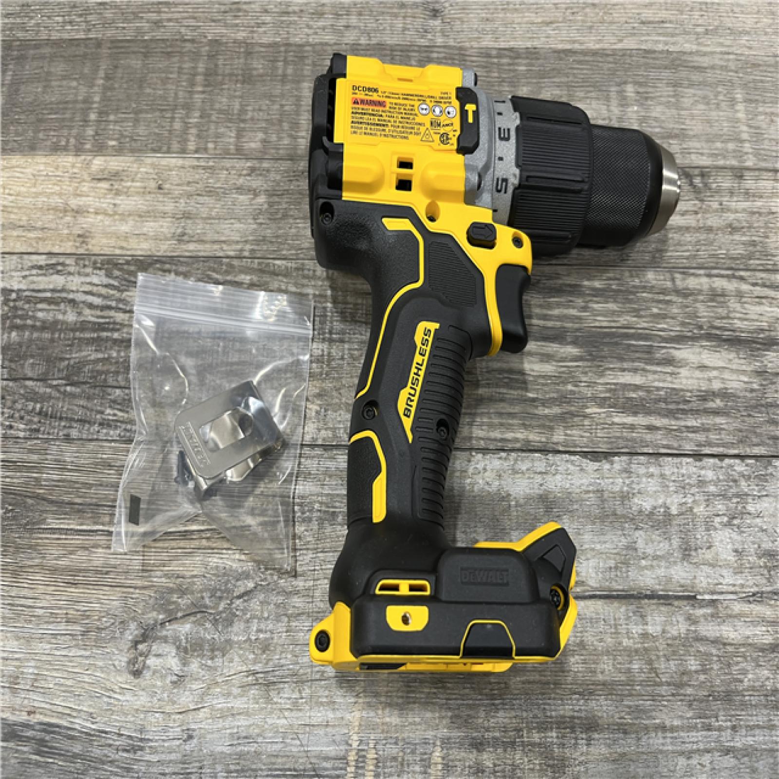 AS-IS DEWALT 20V XR Brushless Cordless 1/2 in. Hammer Drill (Tool-Only)