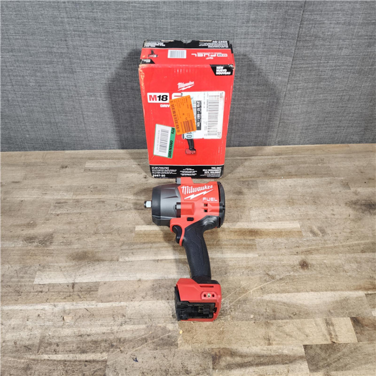 HOUSTON LOCATION - AS-IS Milwaukee M18 FUEL 18V Lithium-Ion Brushless Cordless 1/2 in. Impact Wrench with Friction Ring (Tool-Only)