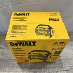 NEW - DEWALT 20V MAX Cordless Bluetooth Speaker (Tool Only)