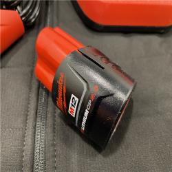 AS-IS Milwaukee Men's X-Large 12-Volt Lithium-Ion Cordless Axis Black Heated Vest Kit