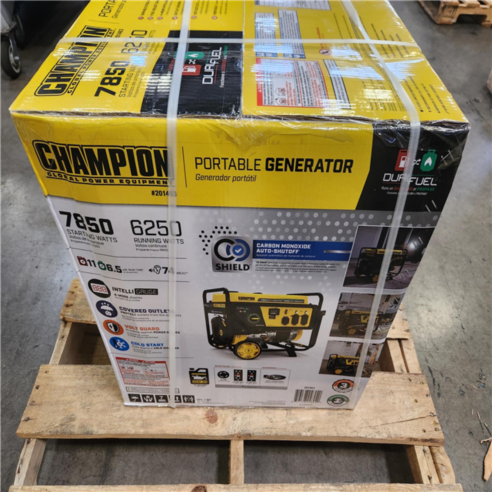 Phoenix NEW Champion Power Equipment 7850/6250-Watt Recoil Start Dual Fuel Portable Generator w/ Free 3-Year Warranty for Home Backup and Storm Prep (SEALED)