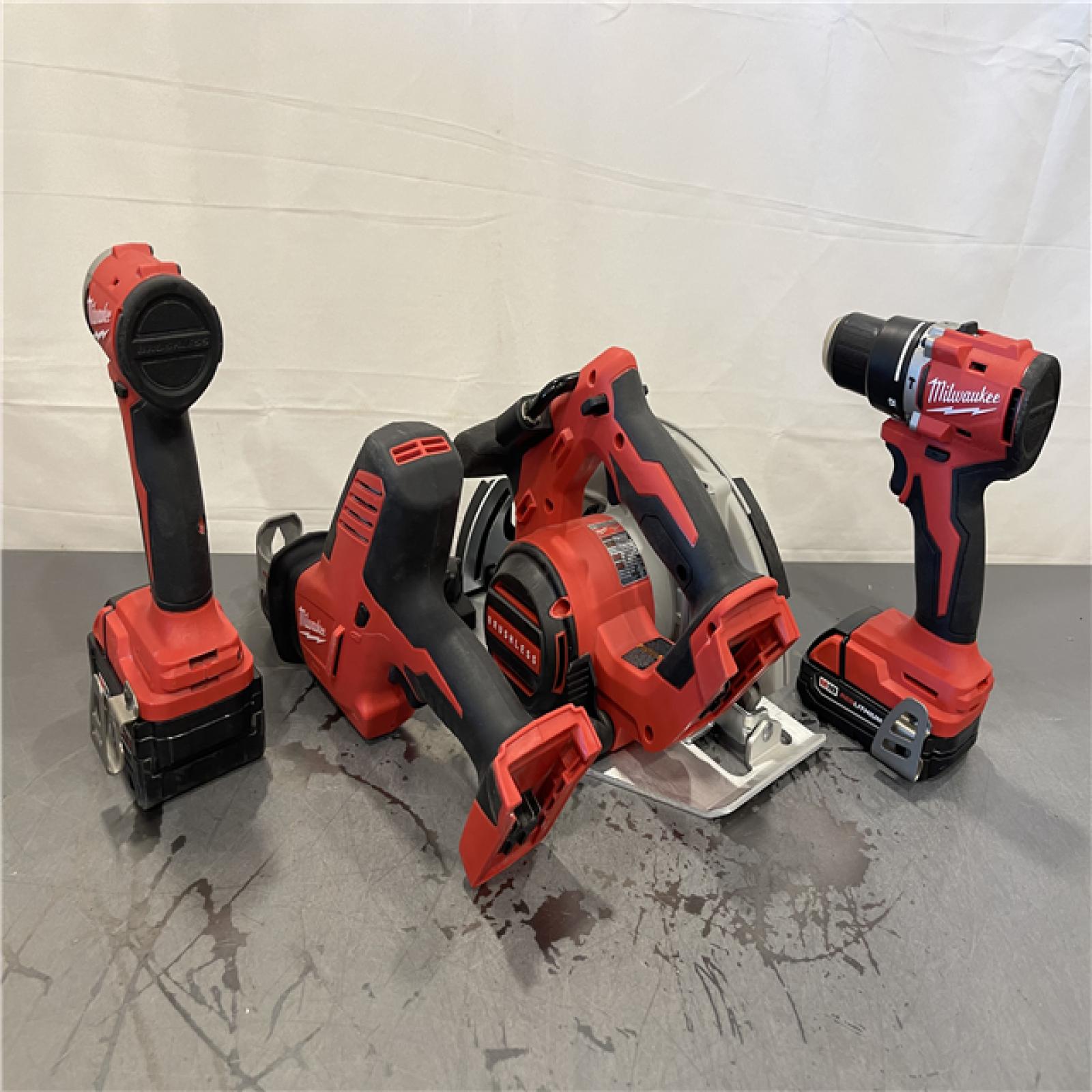 As-IS - Milwaukee M18 18-Volt Lithium-Ion Brushless Cordless Combo Kit