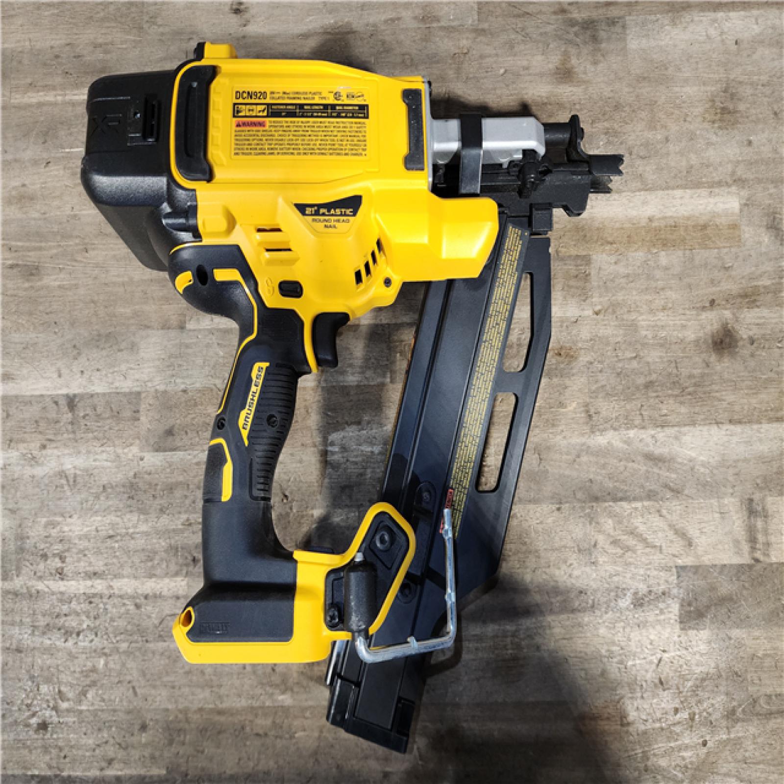 HOUSTON LOCATION - AS-IS DEWALT 20-Volt 21° Cordless Framing Nailer (Tool-Only)