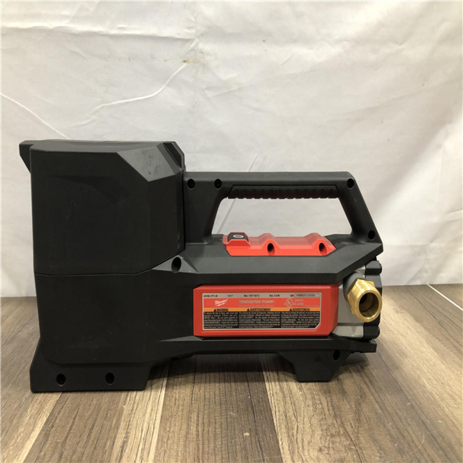 AS-IS Milwaukee 18-Volt 1/4 HP Lithium-Ion Cordless Transfer Pump (Tool Only)