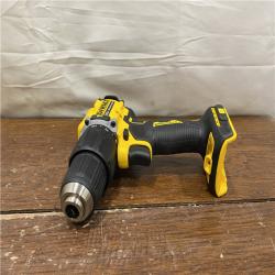 AS-IS DEWALT ATOMIC 20-Volt Lithium-Ion Cordless 1/2 in. Compact Hammer Drill with 3.0Ah Battery, Charger and Bag