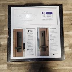 HOUSTON LOCATION - AS-IS BALDWIN SPYGLASS LEVER ENTRANCE MATTE BLACK FINISH