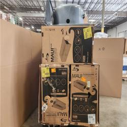 Phoenix AS-IS Bootz Industries Maui 60 in. x 30 in. Alcove Soaking Bathtub with Left Drain in White Pallet (4-Tubs)