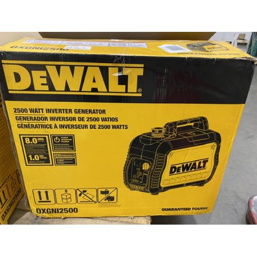 Dallas Location - As-Is DEWALT 2500 / 2200-Watt Gas Powered Inverter Generator