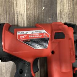 AS-IS Milwaukee  FUEL 12-Volt Lithium-Ion Brushless Cordless 18-Gauge 1-1/2 in. Compact Brad Nailer (Tool Only)