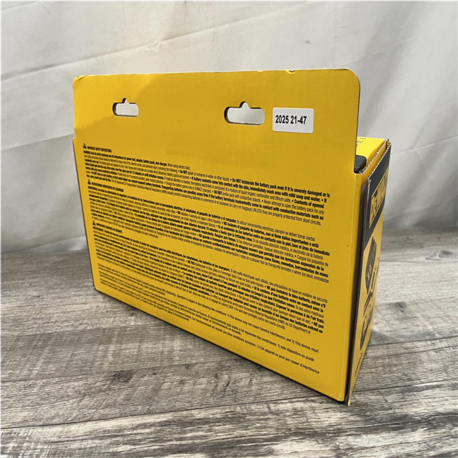 NEW - DEWALT 20V MAX Lithium-Ion Starter Kit with 4.0 Ah and 5.0 Ah Batteries and Charger