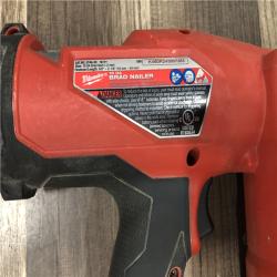 AS-IS Milwaukee FUEL 18-Volt Lithium-Ion Brushless Cordless Gen II 18-Gauge Brad Nailer (Tool-Only)