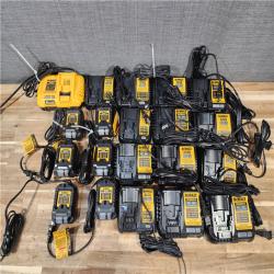 HOUSTON LOCATION - AS-IS DEWALT BATTERY CHARGER PACK QTY - 20