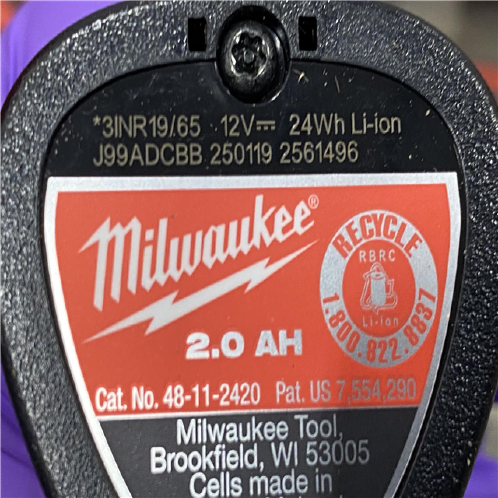 AS-IS Milwaukee 12V Lithium-Ion Brushless Cordless Subcompact Drill and Impact Driver Kit