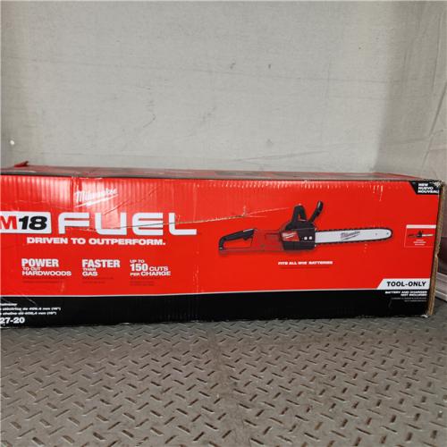 Houston location- AS-IS Milwaukee M18 FUEL 16 Chainsaw (TOOL-ONLY)