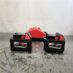 AS-IS- Milwaukee 18-Volt Lithium-Ion XC Starter Kit with Two 5.0Ah Batteries and Charger