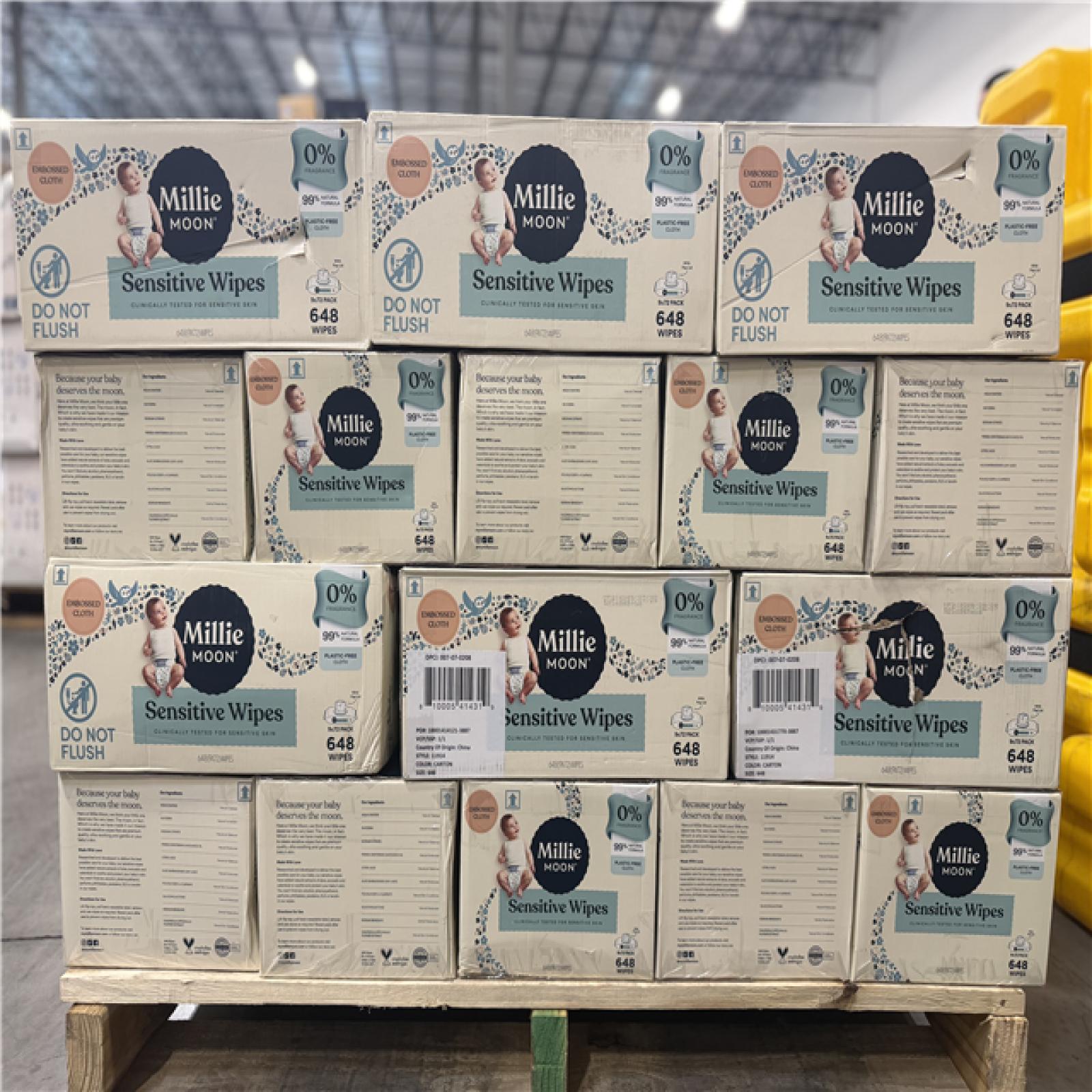 DALLAS LOCATION - BULLSEYE WIPE'S PALLET -(60 CASES)