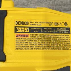 AS-IS DEWALT 20V 30 Degree Cordless Framing Nailer (Tool-Only)