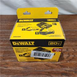 NEW DEWALT 20V MAX Lithium-Ion 6.0Ah and 4.0Ah Battery and Charger Starter Kit