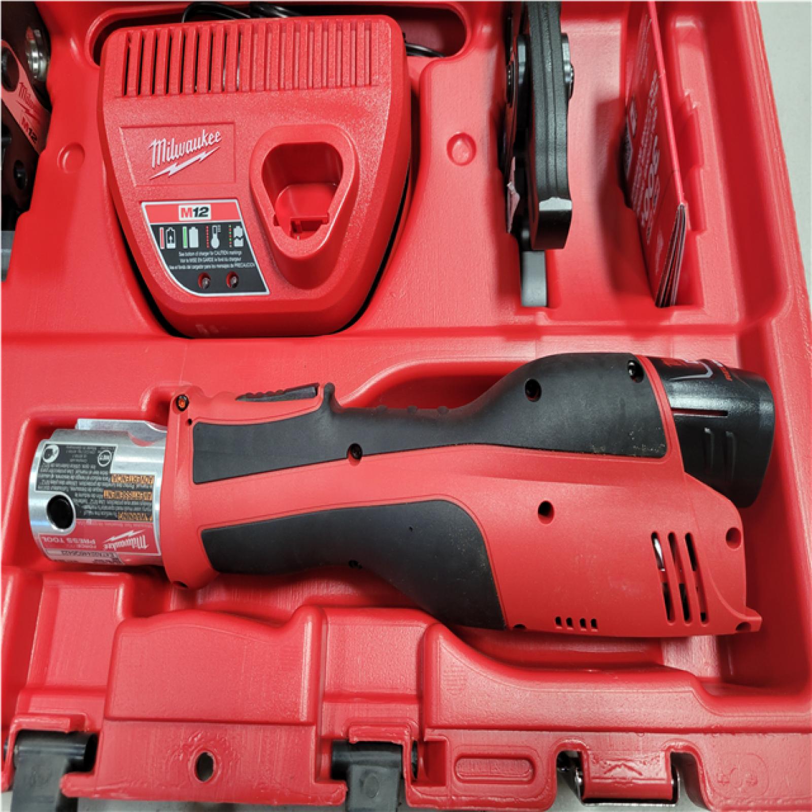 CALIFORNIA AS-IS MILWAUKEE M12 FORCE LOGIC PRESS TOOL