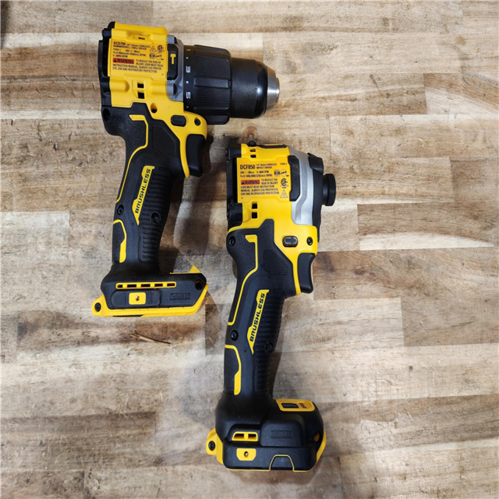 HOUSTON LOCATION - AS-IS DEWALT ATOMIC 20V MAX Lithium-Ion Cordless 2-Tool Combo Kit