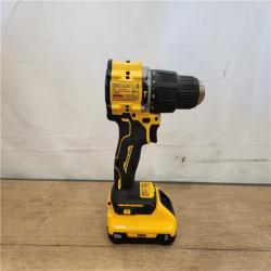 AS-IS- DEWALT ATOMIC 20V Cordless 1/2 in. Compact Hammer Drill Kit